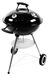 Omgoods - Barbecue au charbon avec couvercle et roues - Grill portable pour le camping et le jardin