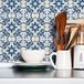 Ambiance Sticker Ambiance Azulejos Orsino Muurstickers, zelfklevend, voor keuken, badkamer, 9 stickers, cementtegels, 30 x 30 cm