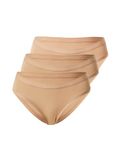 LingaDore 3-pak slip Vrouwen L Blush Effen