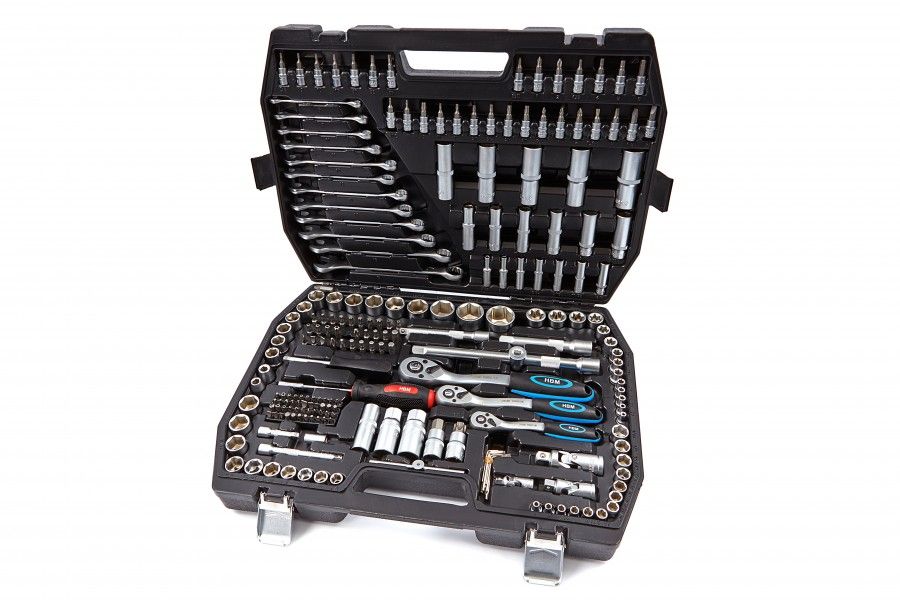HBM 216-Delige Professionele Doppenset INCH Maten