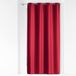 Douceur d'Intérieur 1603523 gordijn met ogen, polyester/metaal, rood, 280 x 140 cm