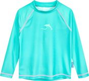 Playshoes kindershirt met UV-bescherming, korte mouw, batik, turquoise, maat 158/164