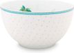 Pip Studio Jolie Flowers dots Gold kom - ontbijtkom - gouden stippen