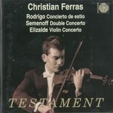 Concerto Elizalde/Rodrigo/Seminoff: Plays Concertos
