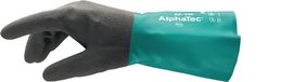 Ansell Chemicaliënhandschoen | maat 9 flesgroen/antracietgrijs | EN 388, EN 374, EN 1149 | PSA-categorie III | 12 paar - 58-430-9