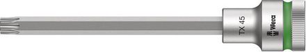 Wera 8767 C HF TORX Bit/douille-combinatie avec fonction de maintien, TX 45 x 140 mm