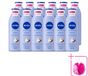 Nivea 12 x Smooth Body Milk - Sheaboter - 72 uur Hydratatie - Voor Droge Huid - 250 ml - Bulkverpakking