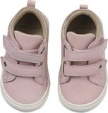 Vertbaudet Zachte lederen baby-slofjes voor de eerste stapjes roze (poederkleur)