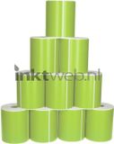 FLWR - Labels / Zebra 10-pack verzendetiketten / groen / Geschikt voor Zebra
