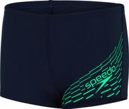 Speedo Medley Logo Aquashort Garçon - Marine / Vert - taille 116