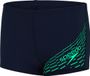 Speedo Medley Logo Aquashort Garçon - Marine / Vert - taille 116