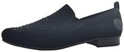 Rieker Knitup 193 Chaussures femme Chaussures basses Mocassins Noir Loisir