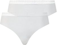 Chantelle Slip Slip Cozy Chic 2P Set van 2 - Wit - Maat L