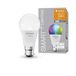 LEDVANCE SMART+ WiFi Classic Multicolour LED-lamp B22d, dimbaar, 2700-6500K, RGB, 60W equivalent, 1-pack