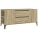 vidaXL TV-meubel Sonoma eikenhout 102x44,5x50 cm