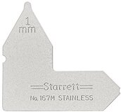 Starrett 167M-1 1.0MM Radius Gauge - 1mm Radius