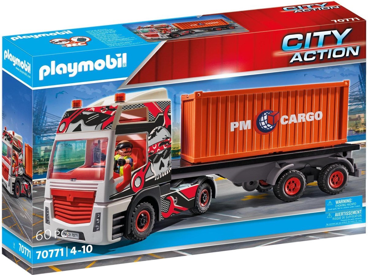 playmobil City Action Cargo Truck met aanhanger - 70771