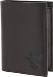 oxmox Leren portemonnee Leather RFID Protect Kombibörse Freedom Pigeon Embossed Brown donkerbruin