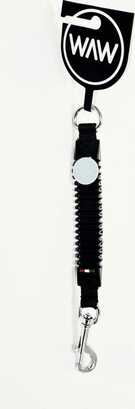 WAW easy dog walk 'schokdemper' Zwart - M - 11-15 kg