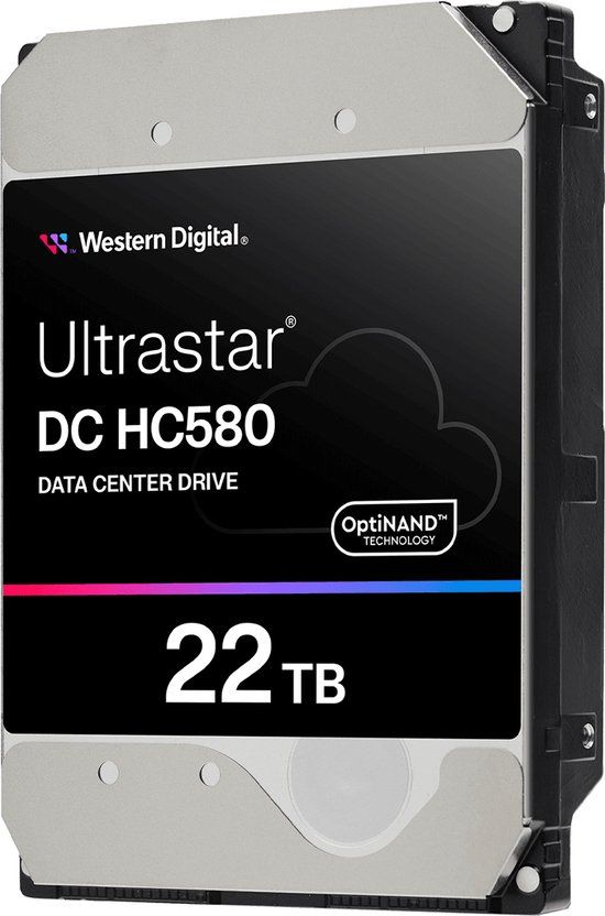 WD Western Digital WD Ultrastar DC HC570 - Enterprise HDD - 22TB - 7200 RPM - 512MB Cache