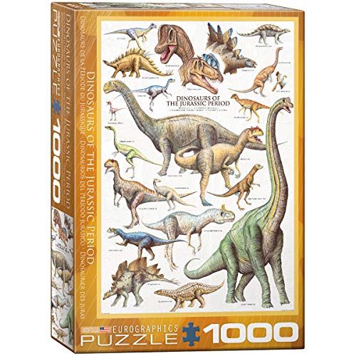 Eurographics Dinosaurussen uit het Jura-tijdperk 1000-delige puzzel
