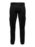 ONLY & SONS ONSCAM Tapered Fit Cargo Broek Zwart