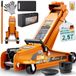 TRESKO Cric hydraulique, 2,5 tonne orange, hauteur de levage 85-385 mm, avec mallette