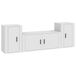 VidaXL 3188510 TV meubel & entertainment center Wit Hout