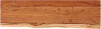 vidaXL Wandschap rechthoekig natuurlijke rand 60x20x3,8 cm acaciahout