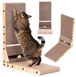 Petsi Kattenkrabber - Hoekmodel - Karton & MDF - Met Speelbal