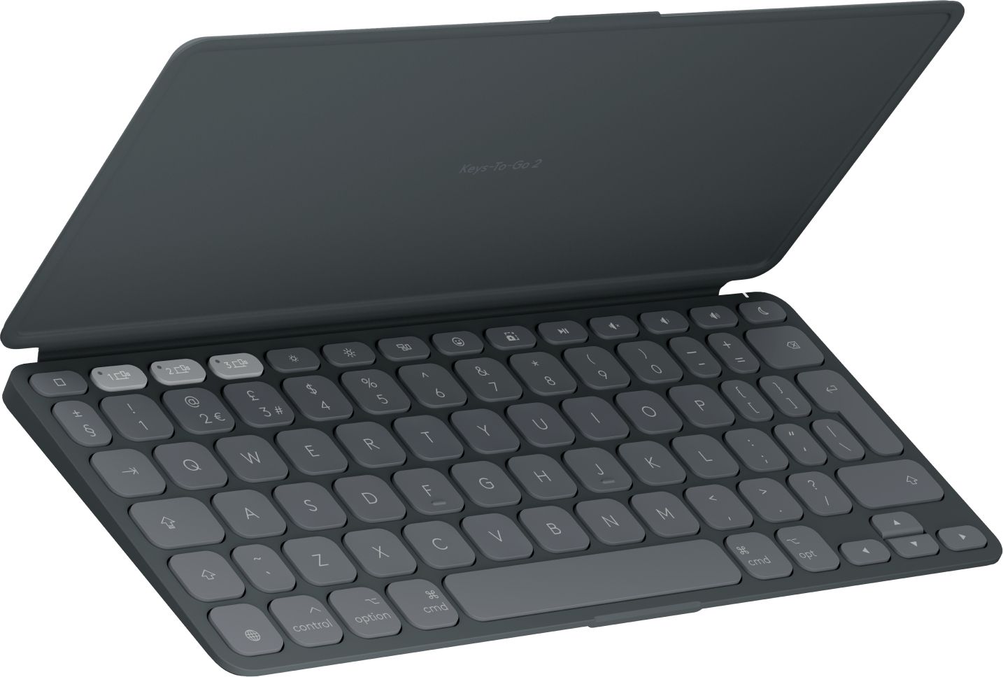 Logitech Keys-To-Go 2 - Draadloos Bluetooth Toetsenbord - QWERTY US International - Grafiet