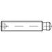 TOOLCRAFT 138190 Stifttap M8 35 mm Staal Gebruineerd 10 stuk(s)