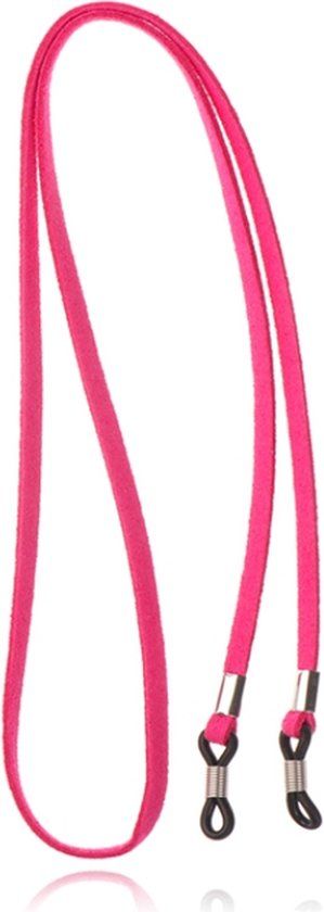 LGT JWLS LGT Jewels Roze Elastisch PU Leren Koord voor Zonnebril of Leesbril