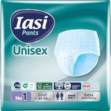IASI Uniseks broek, hoge bescherming, 14 wegwerp-slips, extra absorptievermogen, maat S, 14 stuks