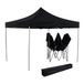VDD Tente de réception - 3 x 3 m - Easy Up Pliable - Imperméable - Noir