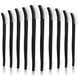 Brosse de nettoyage - Double face - Plastique - 10 pièces - Noir