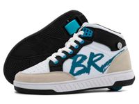 BREEZY ROLLERS Schoenen met wieltjes voor kinderen, rolschaatsen sneakers voor kinderen, van straatschoenen tot rolschaatsen in enkele seconden. Gepatenteerd kliksysteem, gymschoenen met wieltjes