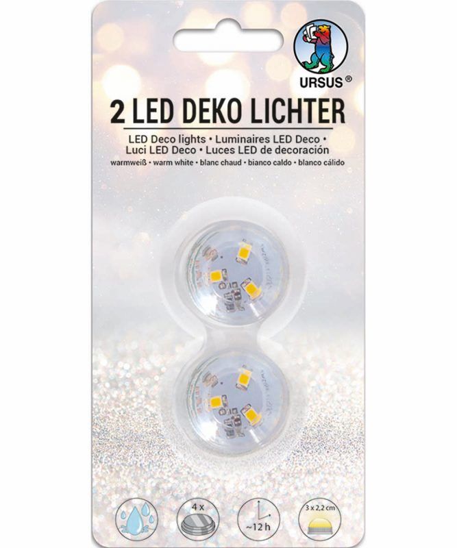 Ursus 18600000 LED Decoratieve Verlichting - Warm Wit - 2,20 cm - Wit