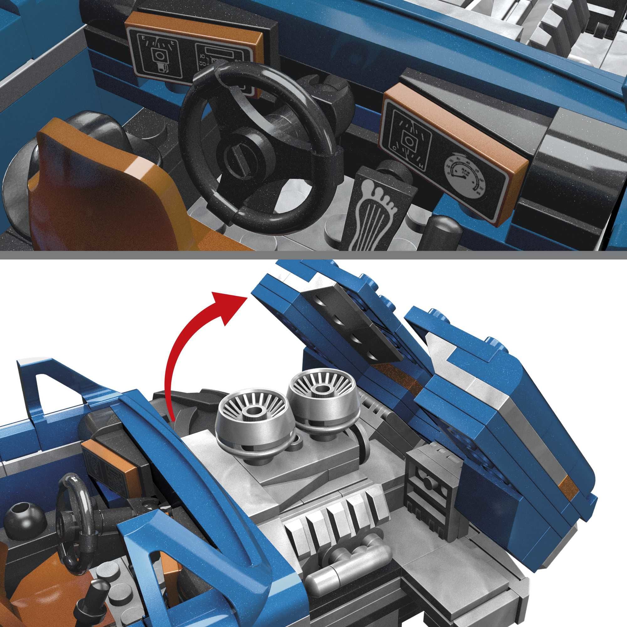 MEGA Hot Wheels Bigfoot Monstertruck Building Set - 538 Pieces - Blue