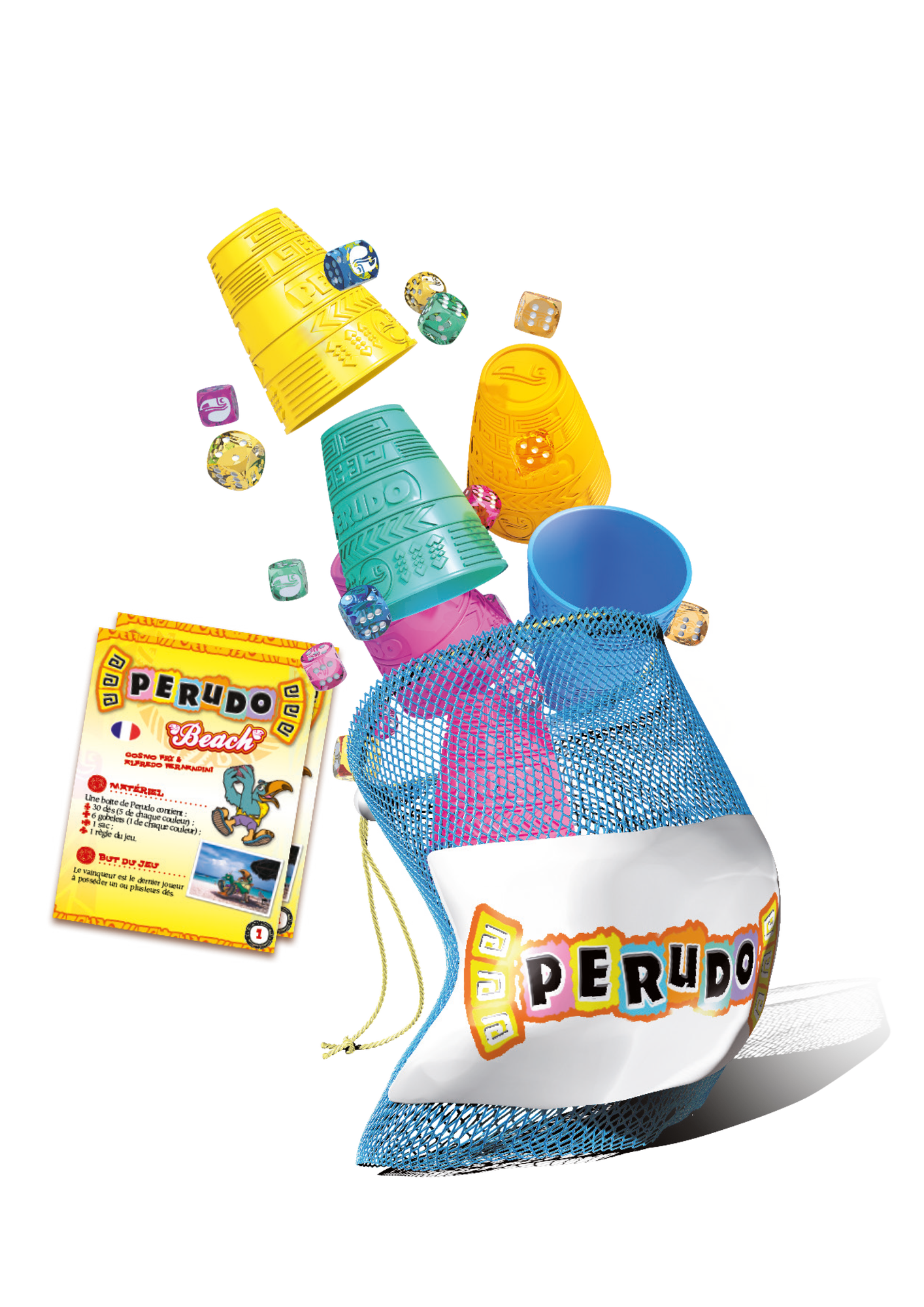 Asmodee PE01BEAC - Dobbelspelen - Meerkleurig - 8+ jaar