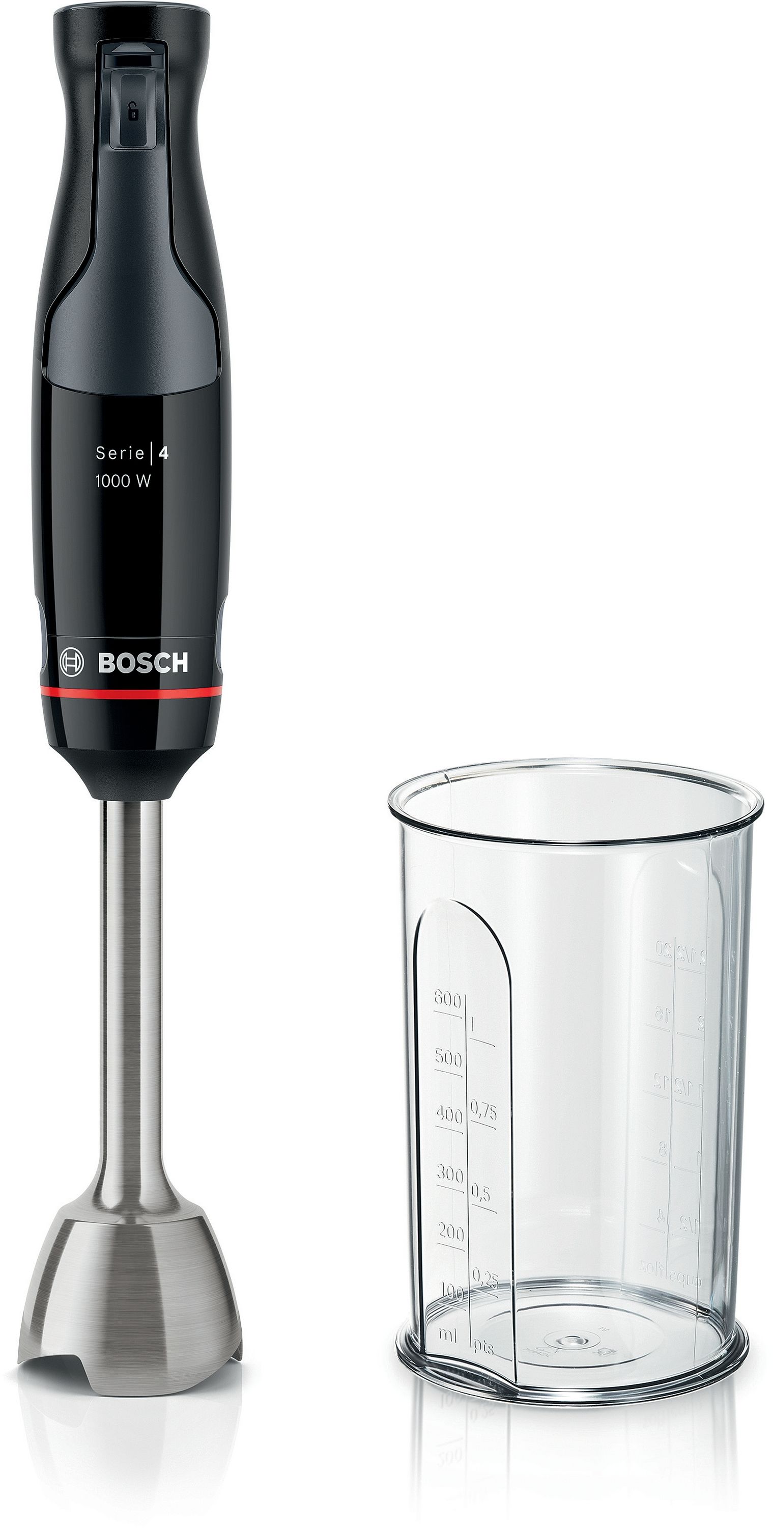Bosch Serie 4 MSM4B610 Staafmixer - 1000W - Zwart