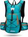 CarryQuest® - 25L Lichtgewicht Hydratatie Fietsrugzak - Waterdichte Nylon Daypack met Drinksysteem, Rugventilatie, Reflecterende Streep & Front-/Toploader - 27x14x45 cm - Groen