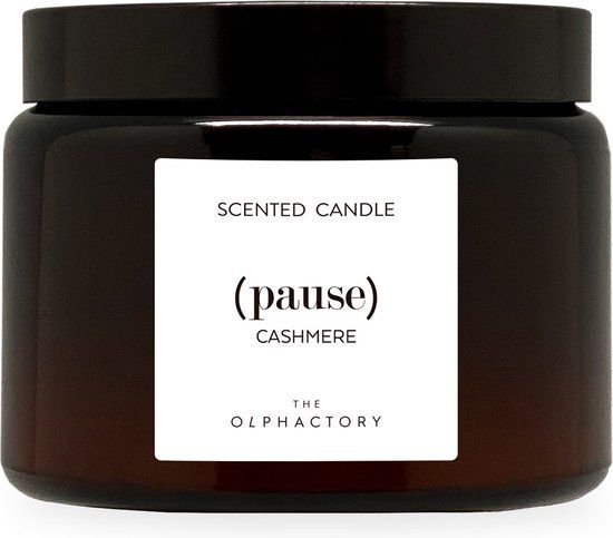 The Olphactory - Pause Cashmere Scented Candle - 360g - 60 Hour Burn Time