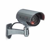 Relaxdays Dummy Beveiligingscamera - Grijs - Met LED - Voor Binnen & Buiten