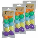 Merkloos Paaseieren DIY - 40x stuks - 5 cm - multicolor - decoratie - pasen - knutselen