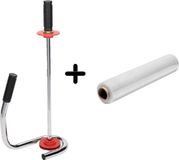 Claudius Cosmetics B.V. Handwikkelfolie Dispenser - Stretchfolie inclusief rol folie 300 meter