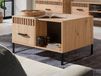 Mobistoxx Lamine Table basse 90 cm chêne artisan