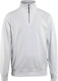 Blåkläder Sweatshirt met halve rits 3369-1158 - Wit - M