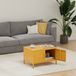 Lendo Table basse - Table d'appoint - Armoire industrielle - Table - Table basse - Table de salon - Industriel - Petites tables d'appoint - Buffet - 68x50x43,5 cm (LxlxH) - Acier thermolaqué - Métal - Jaune