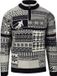 Dale of Norway Trui OL Geschiedenis Heren XL Wol Wit/Donkerblauw